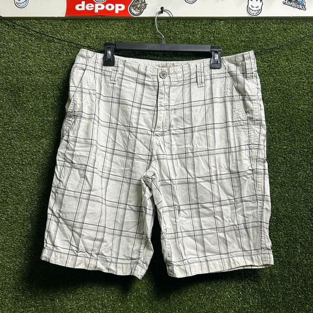 Express Men's White and Cream Shorts